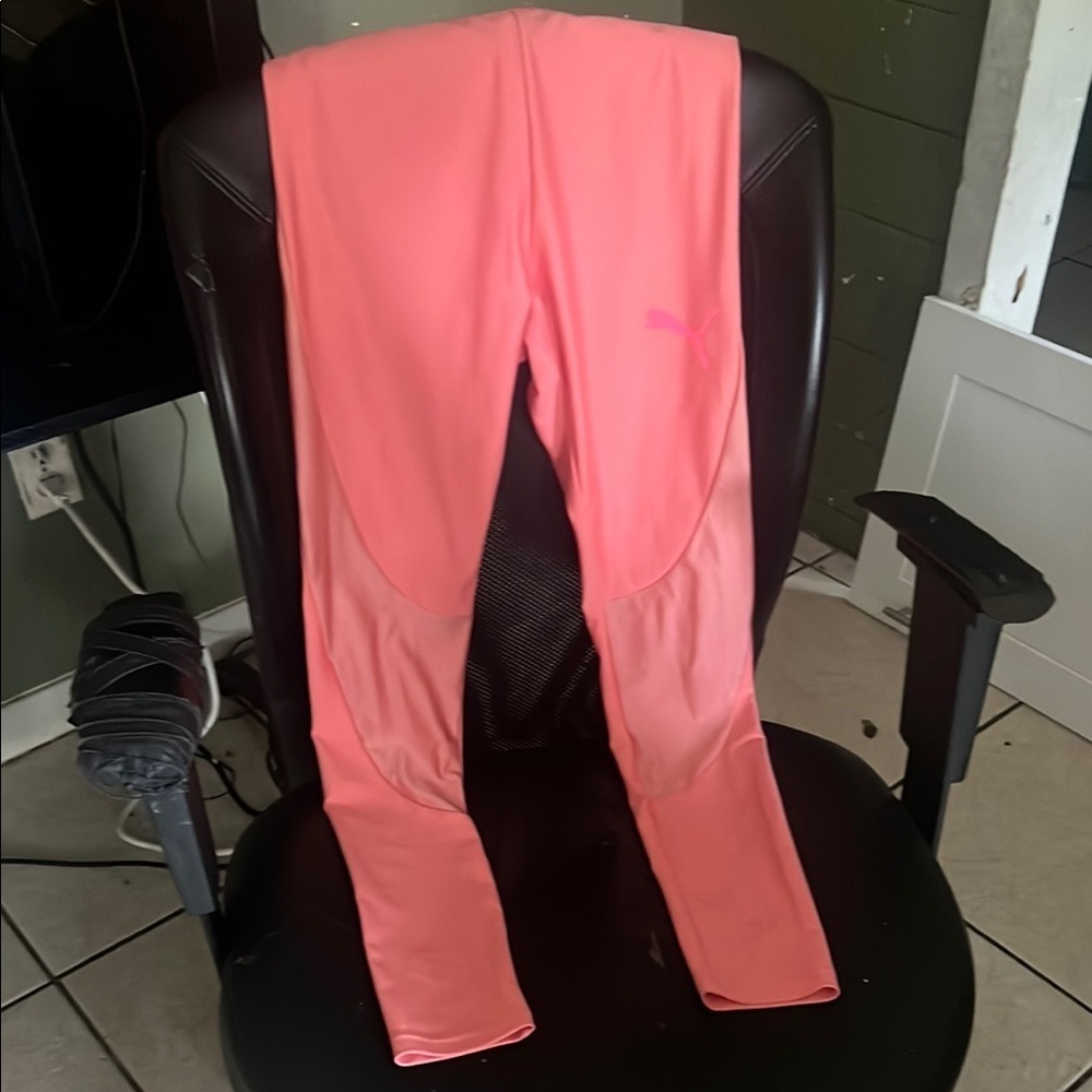 Pink Leggings with Logo